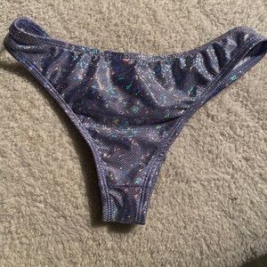 Fashion Nova Holographic Bikini Bottoms